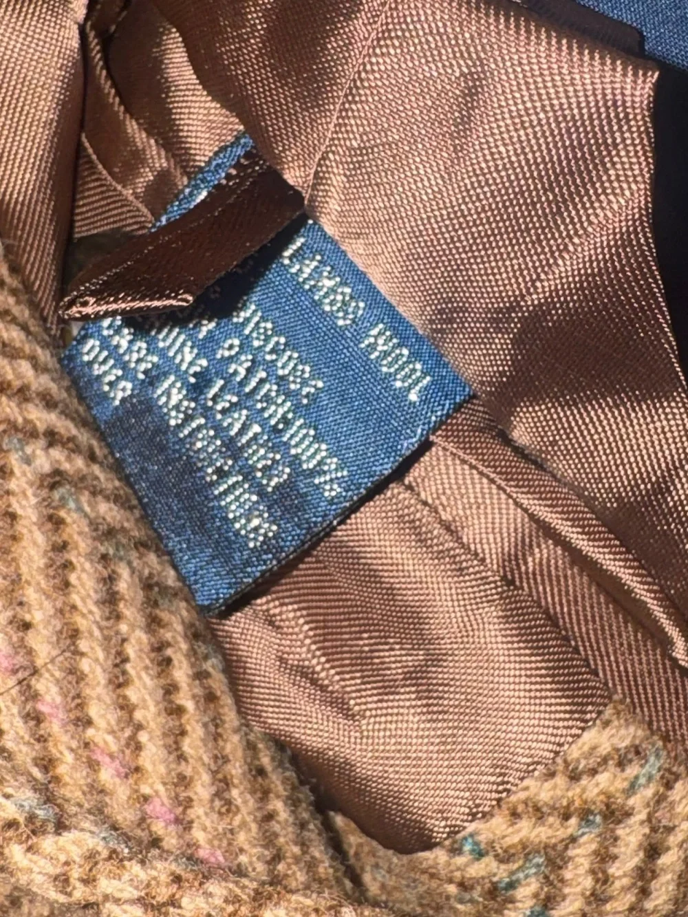 VTG Polo Ralph Lauren Italy Lambswool Blazer Sport Coat Large Leather Elbow